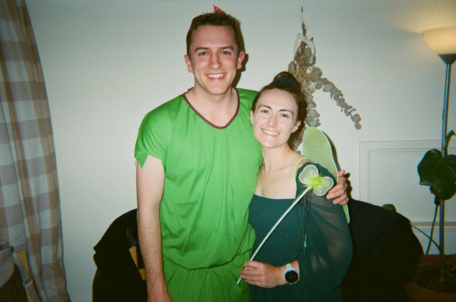 Peter Pan and Tinker Bell costumes